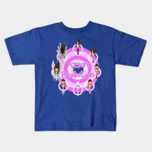 Azien's Evolution Chain Kids T-Shirt
